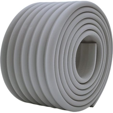 Tapis de sécurité enfant, tapis mural, sûr et anti-collision, convient aux chambres et aux crèches - 2 mètres, gris.