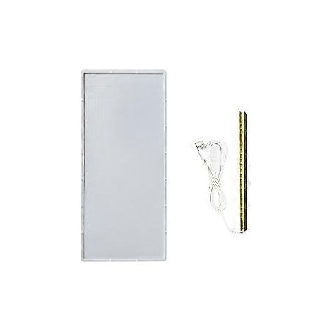 Quadratische Silikon-Lampenhalterform mit USB-Licht, DIY-Nachttisch-Nachtlichtform, Harz-Heimdekorationsform, Warmlicht (Warmlicht)