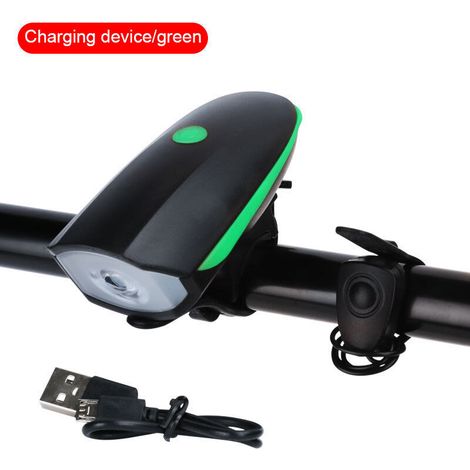Lumiere Velo Avant avec Buzzer Lampe Velo LED Puissantes Eclairage Velo Étanche IP65 Lumière Vélo USB Rechargeable Accessoires Velo pour Cyclysme VTT, VTC, Bicyclette (1/5)