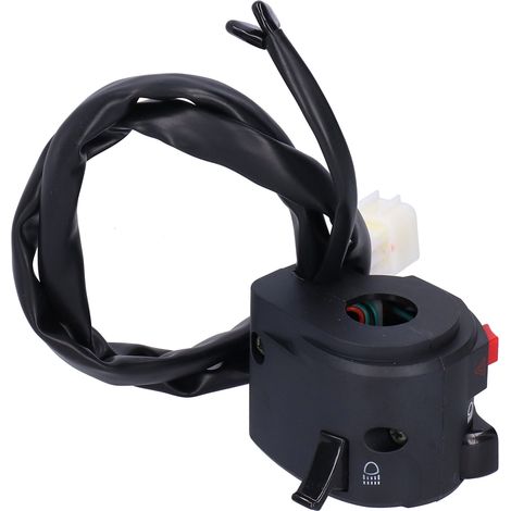 Commande de klaxon, de phare, de clignotant et de feu antibrouillard pour guidon de moto 7/8 po (1/5)