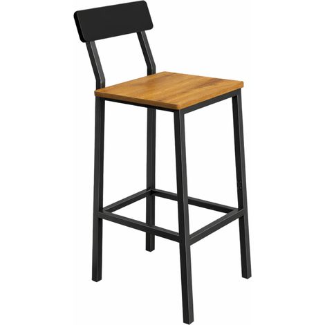 Sgabello in legno di ontano per la cucina 30x40x90 I Begryf