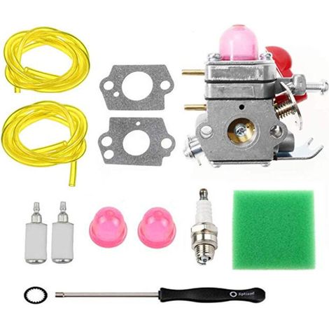 Kit de carburateur W - 19 - Poulan 530071811 Zama PP025 PP125 - Tuyau d'huile tournevis