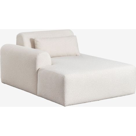 Modulo chaise longue sinistro per divano modulare in bouclé Borjan SKLUM
