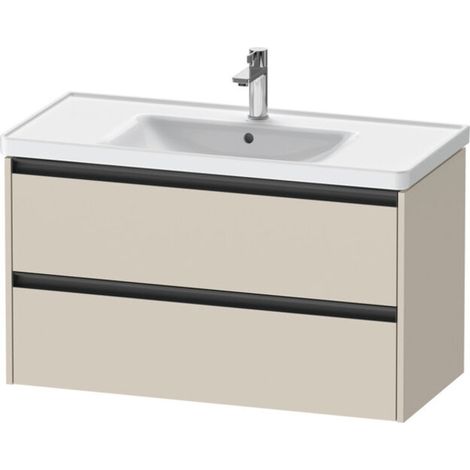 Duravit Ketho.2 Waschtischunterbau wandhängend, 2 Schubkästen, (1/2)