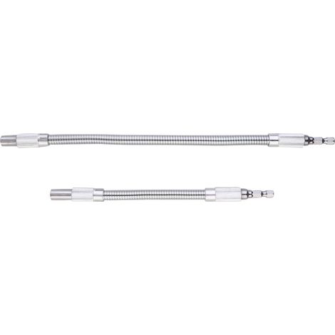2 Pièces Rallonge de Foret Flexible en Métal pour Visseuse (1/4)