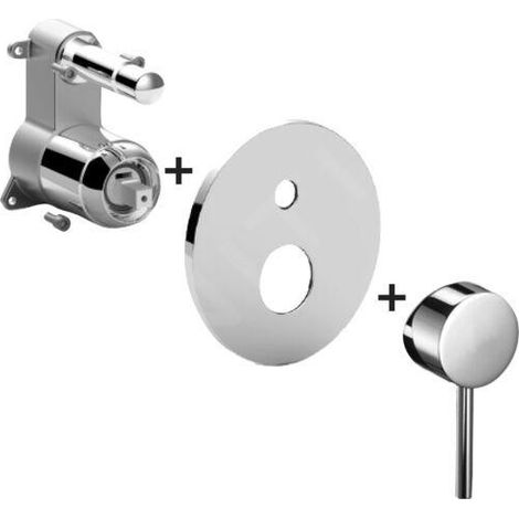 Paffoni Light - Mitigeur encastré pour 2 sorties, chrome LIGBOX015CR (1/2)