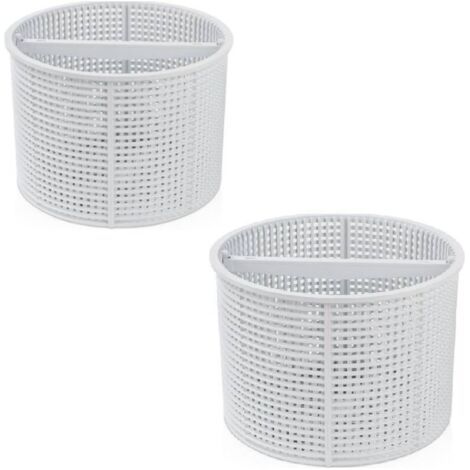 2pcs Panier de rechange pour écumoire de piscine, pour modèles Hayward SPX1082CA et Aladdin B-152, panier d'écumoire SP1082 SP1083 SP1084 1085 1086 (1/5)