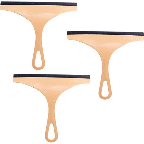 Racleur En Caoutchouc - Lame Silicone Flexible - Pour Salle De Bain Et Vitres - Lot De 3 (1/5)