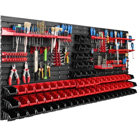 Tablero de herramientas de 172x78 cm, estante para taller o garaje. (1/5)