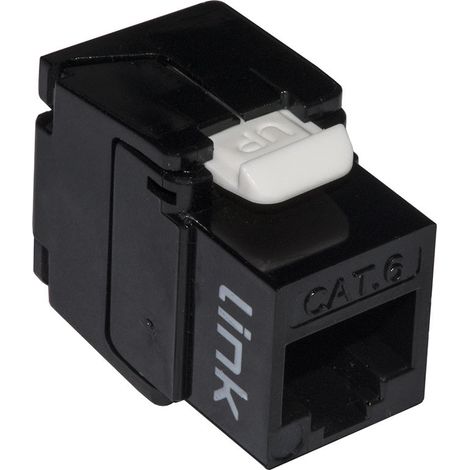 KEYSTONE UTP CAT.6 RJ45 NERO 180 TOOLESS CONTATTI DORATI 50 MICRON