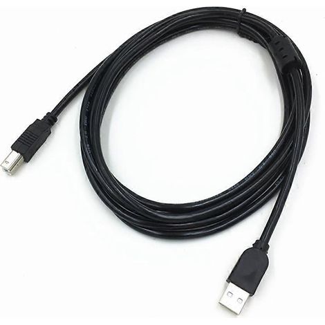 Câble USB pour imprimante et scanner, 3 mètres, compatible avec toutes les imprimantes et scanners, câble USB 2.0 universel A vers B - FFY (1/4)