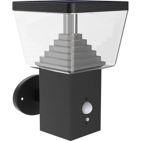 Applique solaire LED LIBERTY - 6W Lumihome® noir