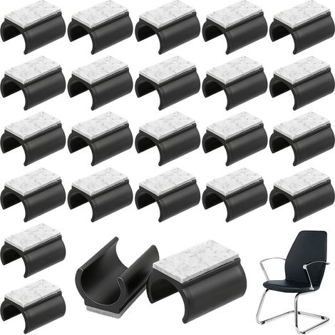 24PCS Patins en Feutre,16 mm Coussinets en Feutre pour Meubles Pieds de Chaise,Patin de Chaise en Forme de U,Protection pour Meubles,Protecteur de Sol Tampon Feutre,Evite Les Rayures et Réduit Bruit (1/5)