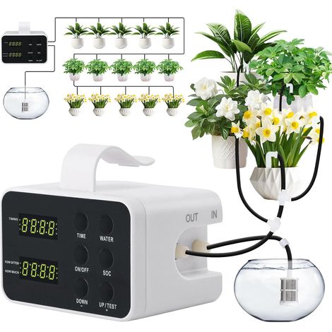 Arrosage Automatique Goutte à Goutte, Kit Arrosage Automatique, Système Arrosage Goutte à Goutte pour Arrosage Automatique Balcon et Arrosage Automatique Interieur (1/5)