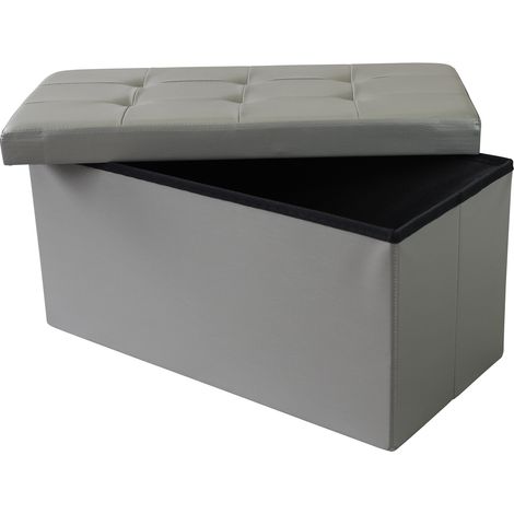 IRO - pouf rettangolare in ecopelle (1/4)