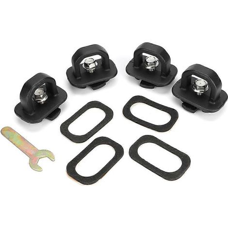 Crochets d'arrimage pour Chevy Silverado - 4 ancrages pour plateau de chargement (1/4)