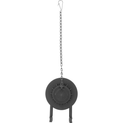 Clapet de Toilette en Pvc Noir Solide Stabilité (1/5)