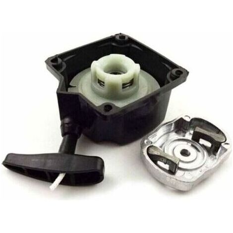 Lanceur pour moteur thermique 49cc/52cc – Démarreur semi-automatique – Cloche d'entraînement incluse – Compatible débroussailleuses et tarières