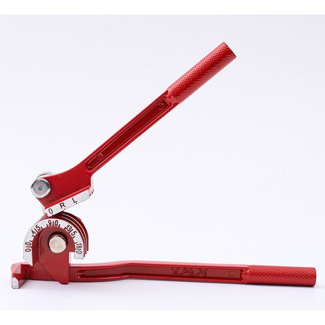 3-in-1 Hand Bender, Size 6/8/10 mm, 180 Degree Lever Type, Heavy Duty Angle, Copper, Brass, Aluminum, Soft Metal, Metric