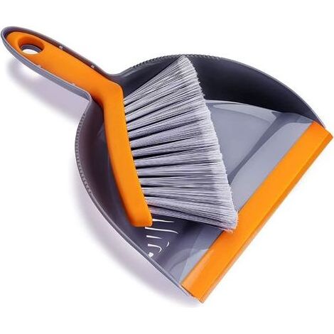 Mini-Kehrschaufel- und Besenset – Für den Innenbereich, Zuhause, Büro, Auto, Camping – 26 cm – Kunststoff – 1 Stück (1/5)