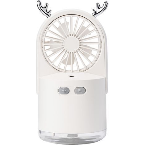 Powerful and quiet office ventilation device, adjustable angle up to 360°, portable ventilation device, white. (1/5)