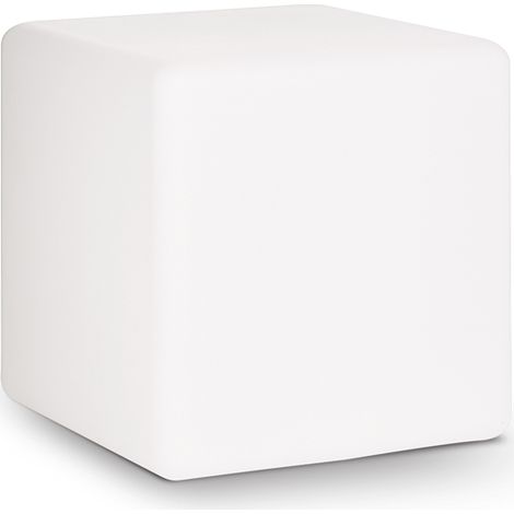 Piantana Moderna Luna Alluminio Bianco 1 Luce E27 D40Cm