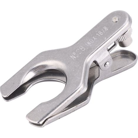 Pince de laboratoire en acier inoxydable pour tubes en verre - Outils de laboratoire