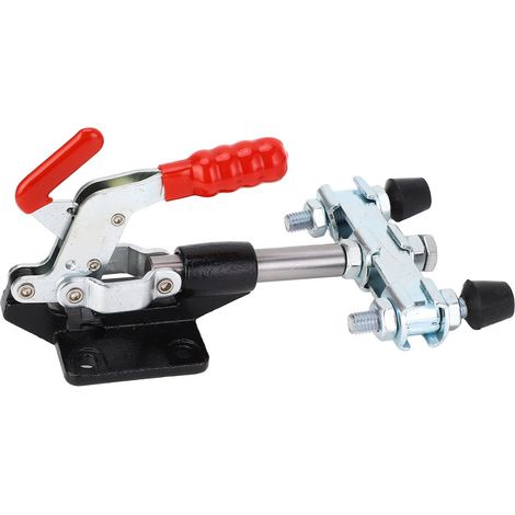 Attache rapide à genouillère double tête à verrouillage automatique pour soudage et assemblage, pince à poussoir (1/5)
