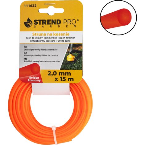 Trimmerfaden Golden Economy 2,0 mm, L-15 m, rund