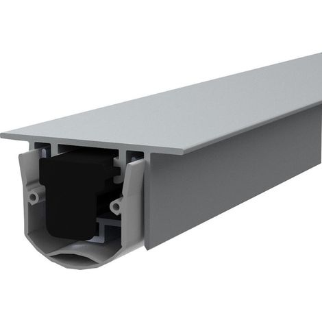 EMFERRO 2 IP Automatico Sigillo del pavimento senza viti di montaggio d'argento. L1130 (per 10)