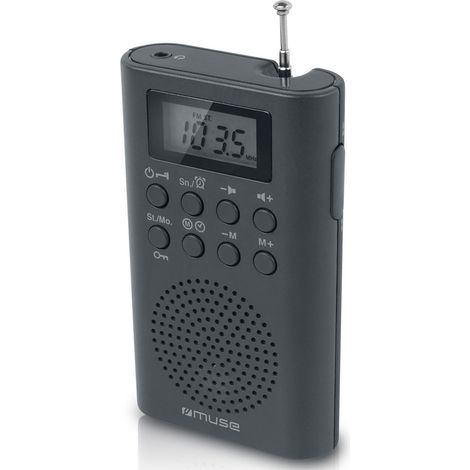 Muse m-03 r schwarz analoges Taschenradio fm mit integriertem Lautsprecher