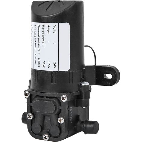 Accessoire pour pompe à eau électrique à membrane agricole à double tube droit 36 W, 24 V CC (1/5)