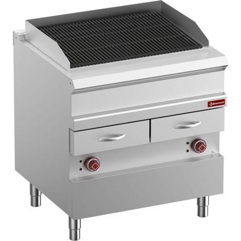 Grill vapeur électrique fonte -module 1/1 - Diamond