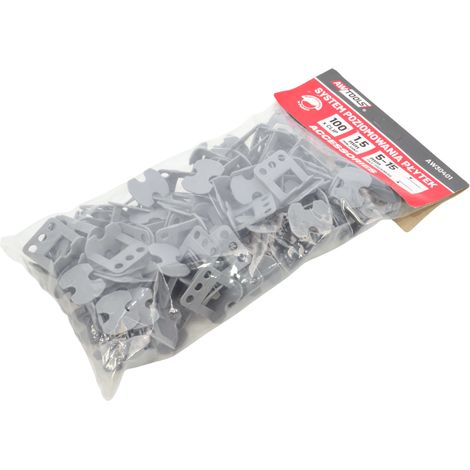 Awtools system poziomowania bramkowy 1,5mm 100szt. (bramka 5-15mm) (1/2)