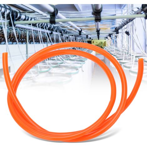 Tuyau d'air en TPU pour compresseurs, pompes et sources d'air. Tube en TPU, TPU1410 OD14ID10, orange, 3 m. (1/5)