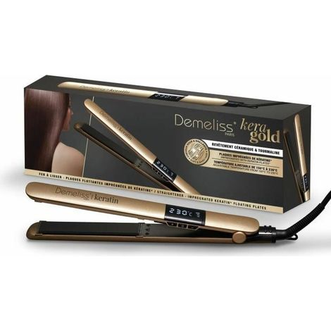 Lisciante - SAINT ALGUE - Demeliss Kera-GOLD 2 in 1 - Liscio & Riccio - Piastre Infuse in Cheratina - Temperatura 150 a 230°C (1/3)