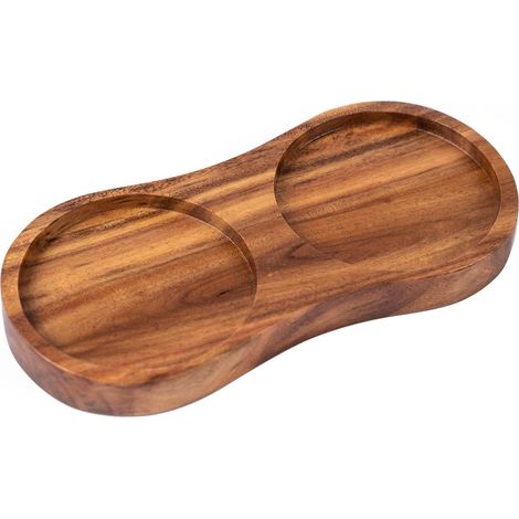 1 Plateau Bois D'acacia, Diamètre 6,8 Cm, Pour Moulins à Sel Et Poivre, Protection Table, Cuisine (1/5)
