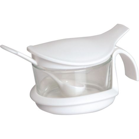 Excelsa Formaggera Zuccheriera, Plastica, Bianco