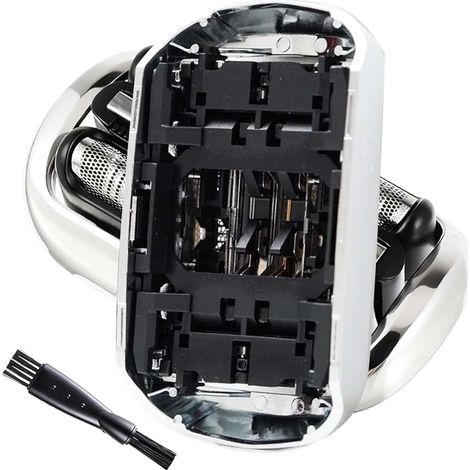 Tête de rasoir électrique pour Series 7, 73S, compatible avec les têtes de rasoir à grille et à lame Series 7, pour Series 7 7020s, 7025s, 7085cc, 7027cs, 7071cc, 7075cc, etc.(Argent, 73S)