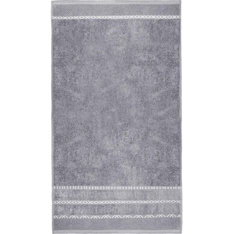 Gino Handtuch 70x140 grau 85 550g/m² Frottee