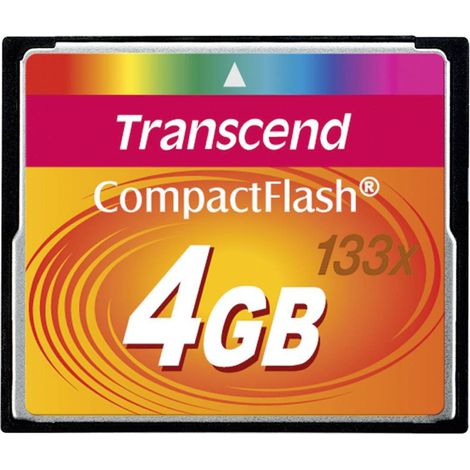 Transcend TS4GCF133 mémoire flash 4 Go CompactFlash MLC (1/4)