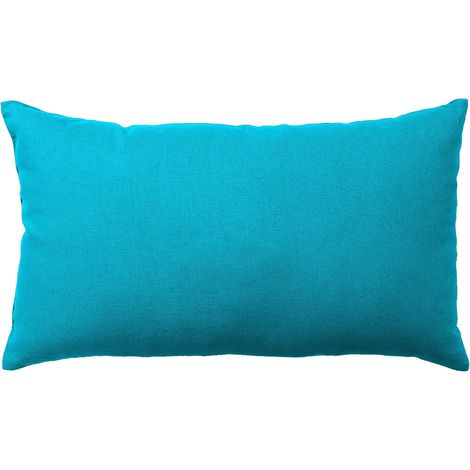 1 Coussin, Coton, 30x50 cm, Polyester, Turquoise, Salon, Chambre (1/5)