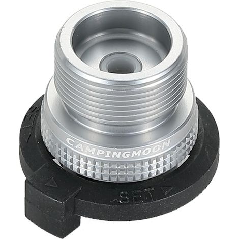 Butan-zu-CGA 600-Adapter-Konverter, 8-oz-Düsentyp-Butankanister zu 1-lb-Propangrillanschluss Z19, BBQ-Gaskanister-Adapter