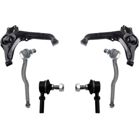 KIT BRACCIO OSCILLANTE 6 PEZZI COMPATIBILE CON SUZUKI VITARA (ET) HDI (SE 420HDI) / Kit Sospensione Completo OE/OEM / Bracci Oscillanti + Testine Sterzo / Sostituzione Diretta OEM