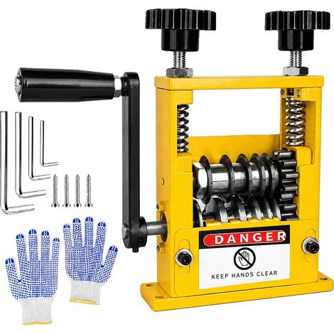 Machine à dénuder les fils, double opération, lames réglables, Jaune (1/2)