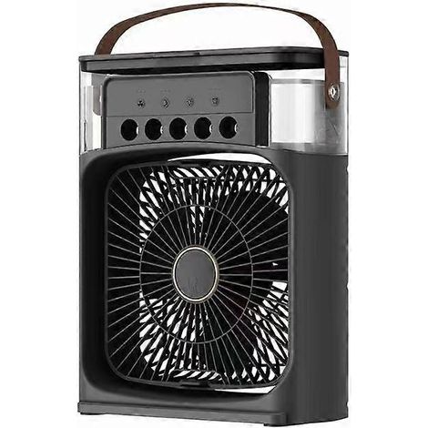 HONORNIC - Climatiseurs personnels, refroidisseurs d'air par évaporation, climatiseurs portables noirs