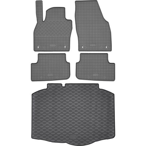 Juego de alfombrillas de goma para coche y alfombrilla para maletero para Seat Ibiza VI Hatchback desde junio de 2017. (1/5)