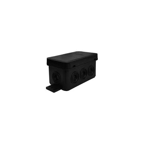 Boîte De Dérivation Étanche Noire - Ip54 - 80x45x41mm - Protection Contre La Poussière (1/5)