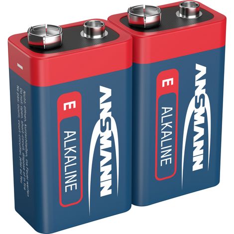 Ansmann 6LR61 Red-Line 9 V Block-Batterie Alkali-Mangan 9 V 2 St. (1/4)