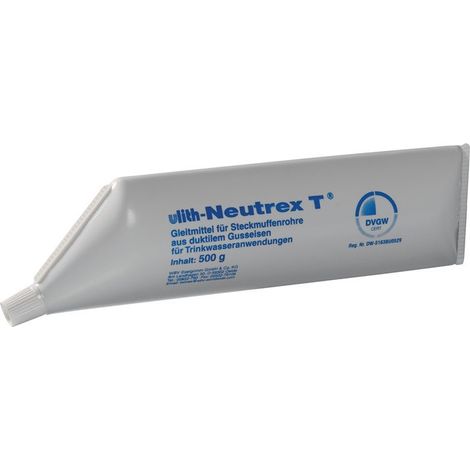 Neutre T Lubricante Trisish Dom. Aplicación pags. Tuberías de hierro fundido 500 ml de tubo Ulith (por 24)